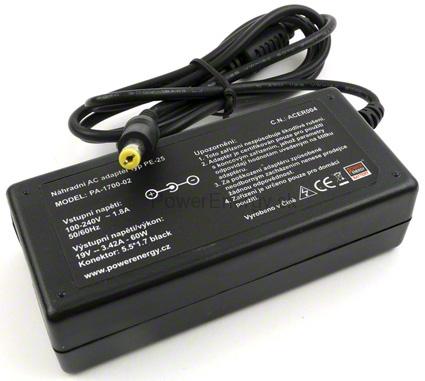AC adaptér pre Acer 19V 3.42A PA-1700-02 konektor 5.5 x 1.7