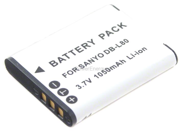 Batéria pre Pentax D-LI88,Sanyo DB-L80,Panasonic VW-VBX070,Toshiba PX1686-740mAh