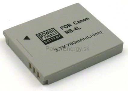 Batéria pre Canon NB-4L - 800 mAh